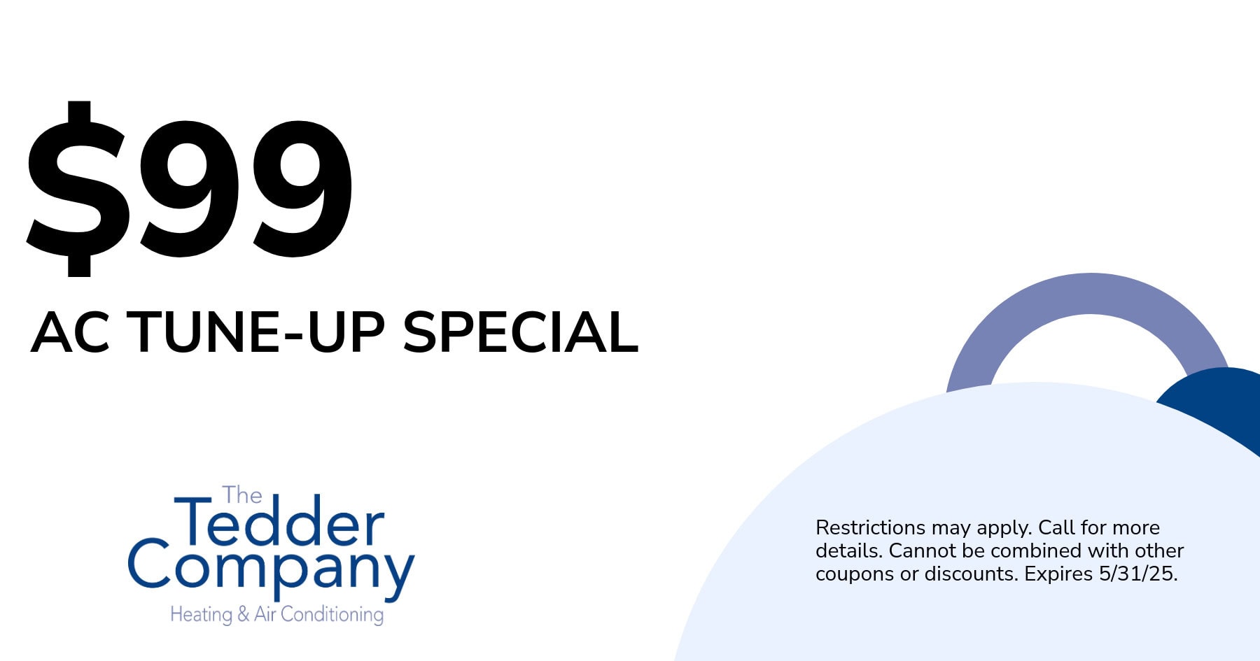  AC Tune-Up Special, offer expires 5/31/25.